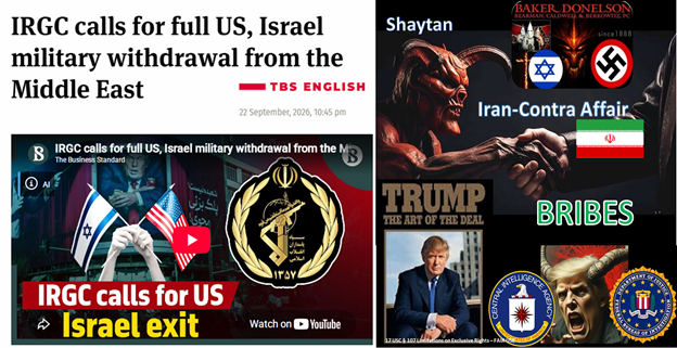 International Revolutionary Guard Corps versus IRAN Shadow Government