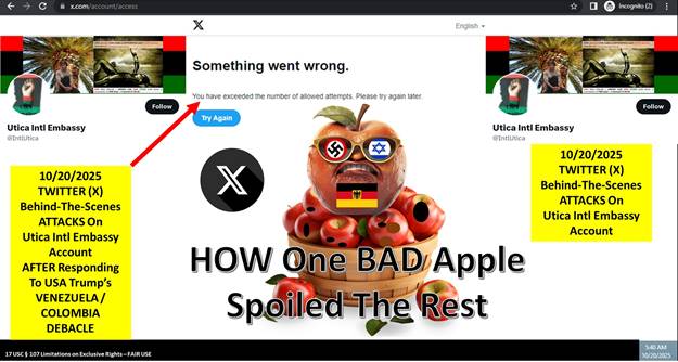 One BAD Apple SPOILED Barrel Of Apples
