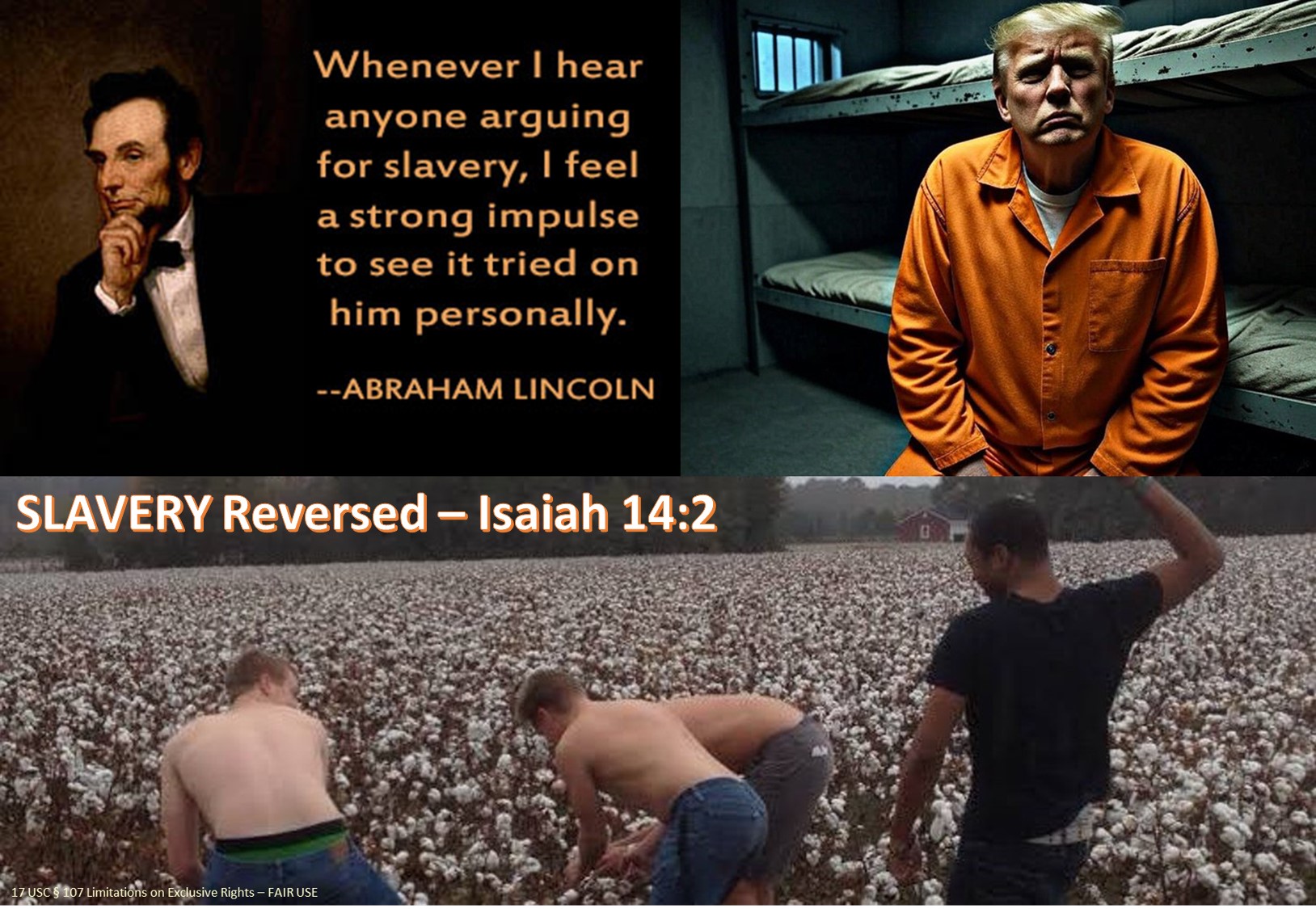 PROPHESY SLAVERY Reversed Isaiah14 2