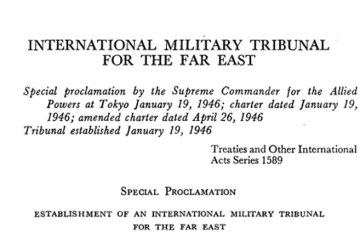 Document: [1946 International-MILITARY-Tribunal-For-The-Far-EAST]